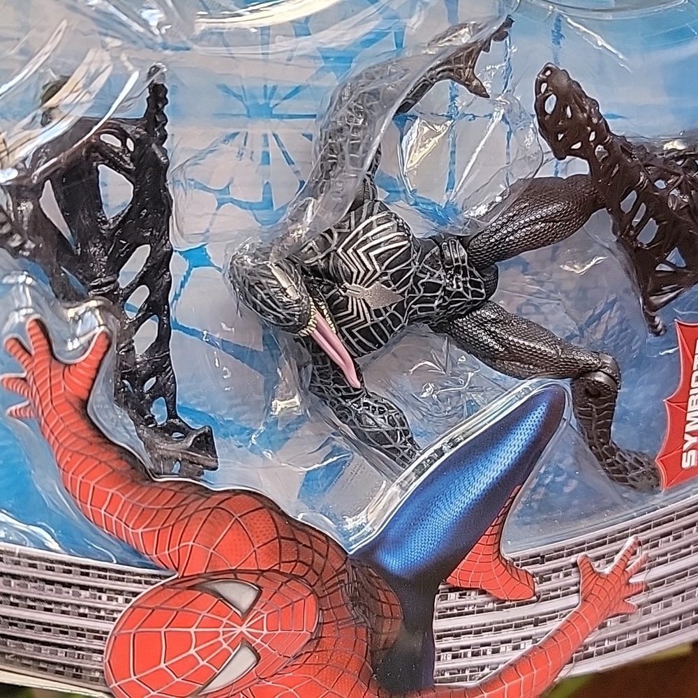 2007  Venom Spider-man 3 Sybiote  spinning  attack action figure Harbro Marvel